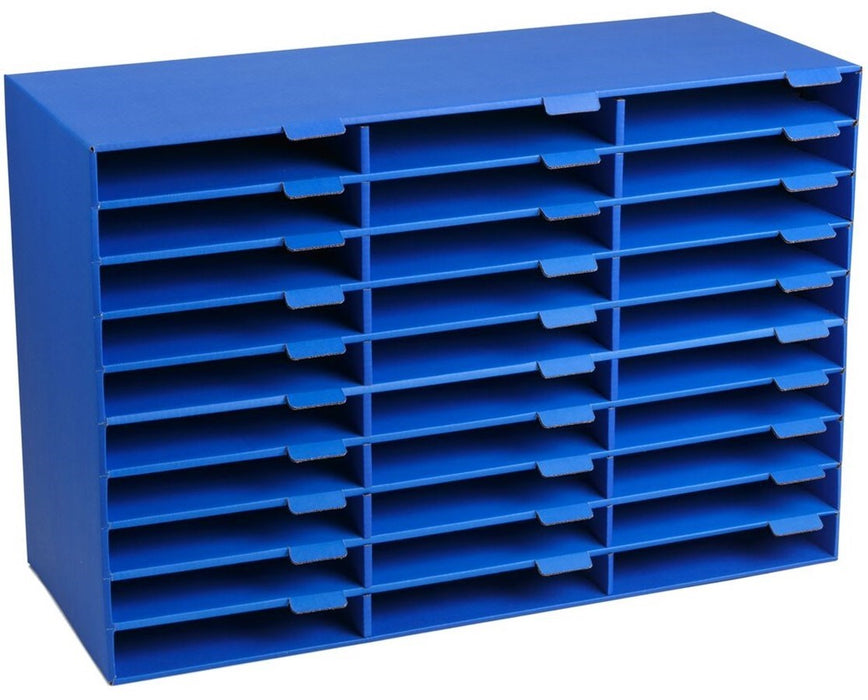 Classroom File Organizer 30 Slots Blue