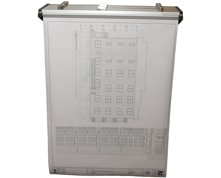 Blueprint Storage Drop/Lift Wall Hanging Rack