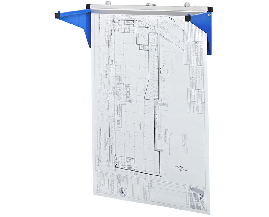 Blueprint Storage Drop/Lift Wall Hanging Rack