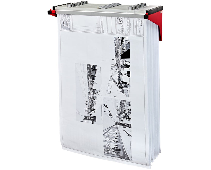 Blueprint Storage Drop/Lift Wall Hanging Rack