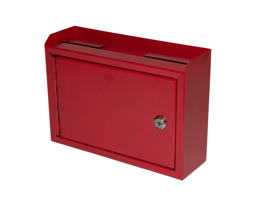 Deluxe Steel Drop Box - Red
