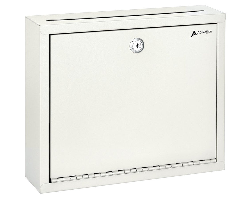 Steel Drop Box, White