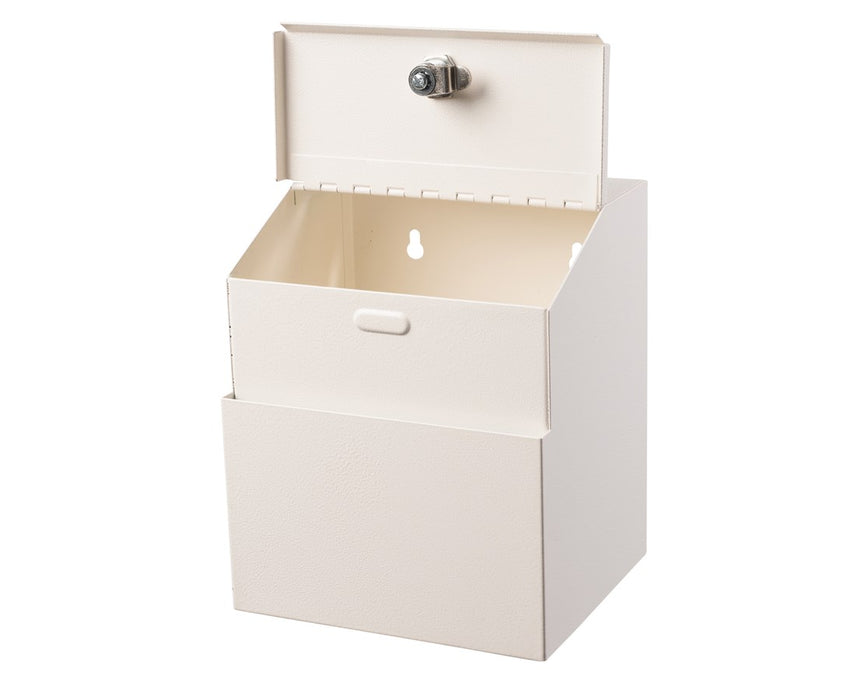 AdirOffice Steel Suggestion Box ADI631-01-WHI