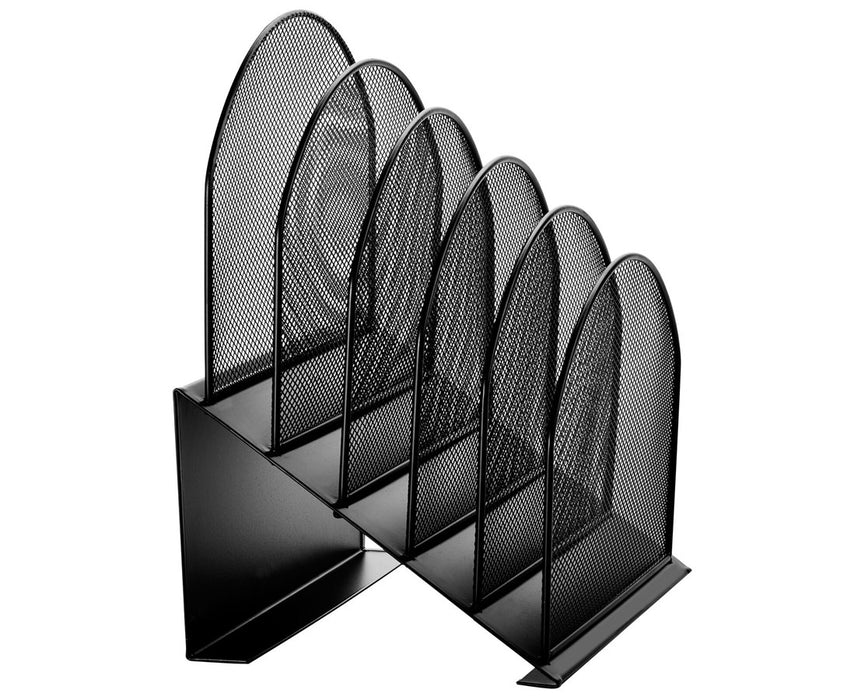 Mesh 5 Slot Desktop Incline Organizer
