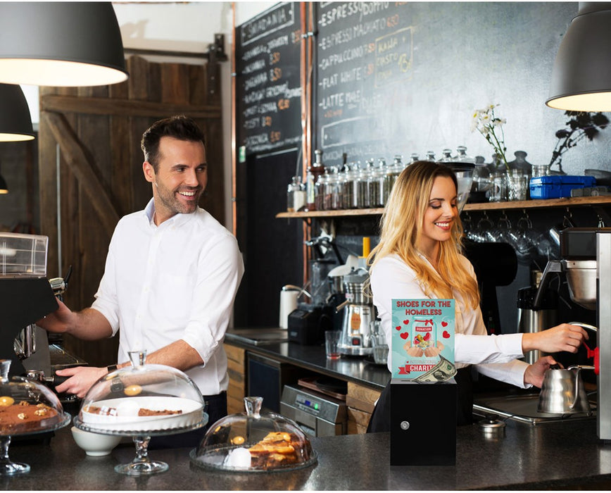 Tall Acrylic Clear Donation Box