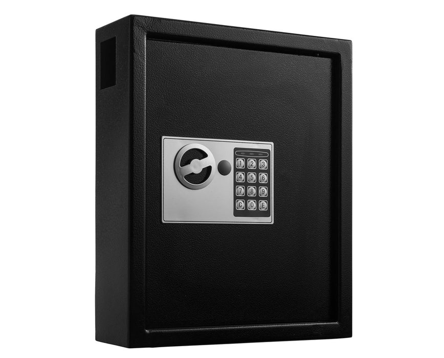 40 Key Steel Cabinet with Digital Lock, Black