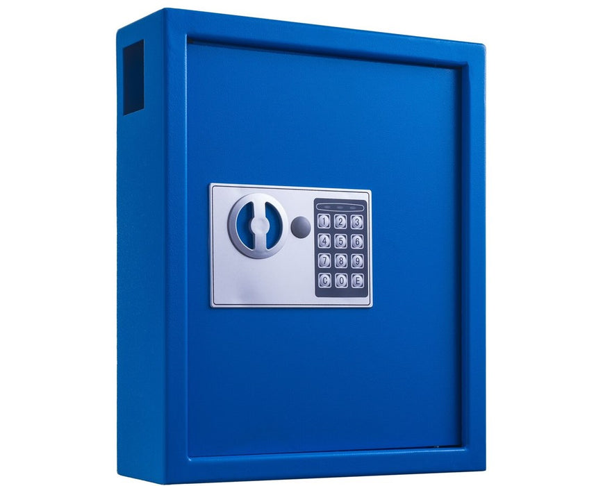 40 Key Steel Cabinet with Digital Lock, Blue