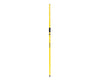 Two-Piece GNSS Aluminum Rover Rod with Cable Slot - Yellow