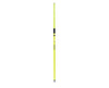 Two-Piece GNSS Aluminum Rover Rod with Cable Slot - Fluorescent Yellow