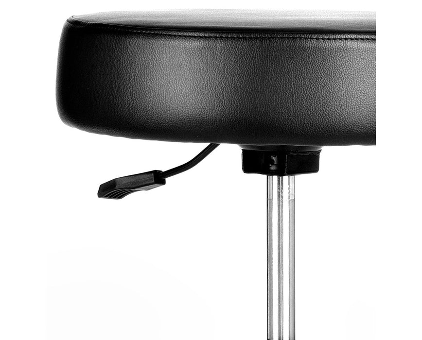 Pneumatic Height Adjustable Lux Exam Stool - Black