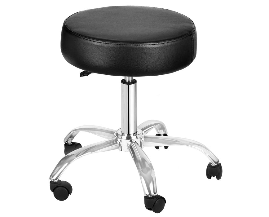 Pneumatic Height Adjustable Lux Exam Stool - Black