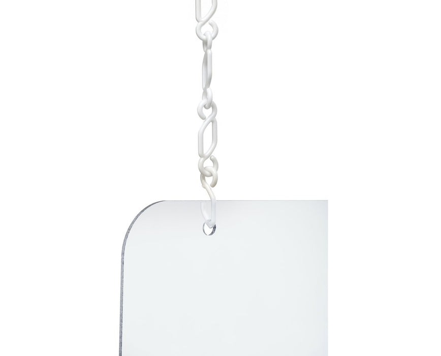 Acrylic Hanging Protective Sneeze Shield