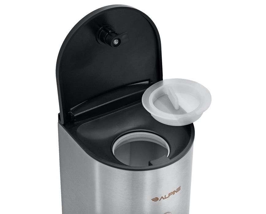 Automatic Hands-Free Stainless Steel Gel Hand Sanitizer/Soap Dispenser