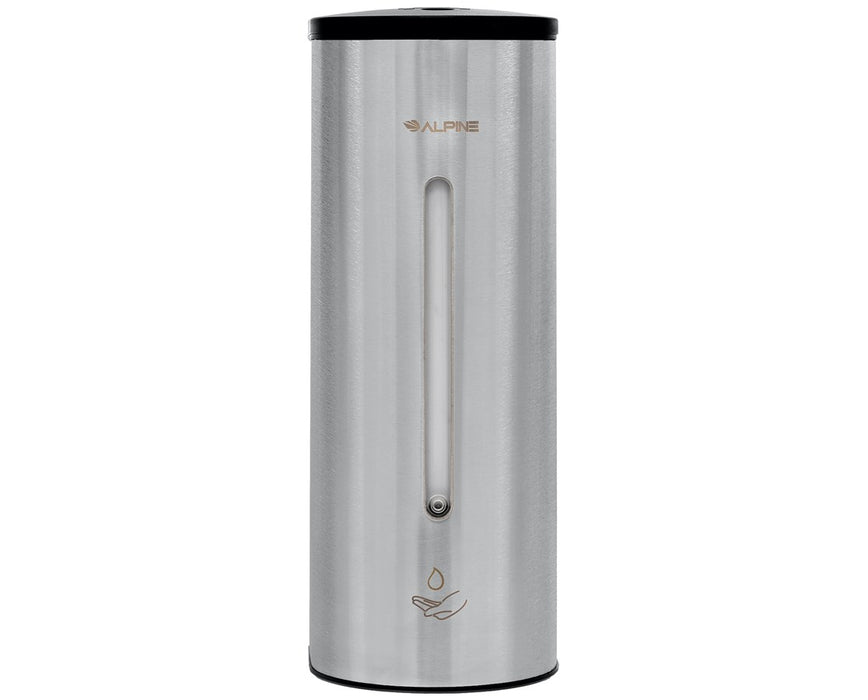 Automatic Hands-Free Stainless Steel Gel Hand Sanitizer/Soap Dispenser