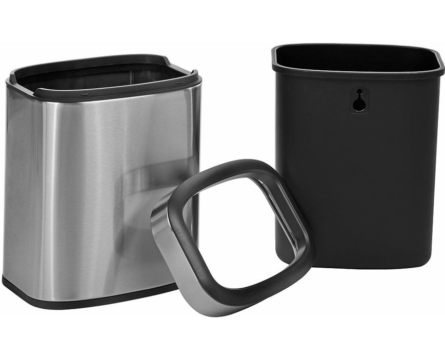 Stainless Steel Open Trash Can