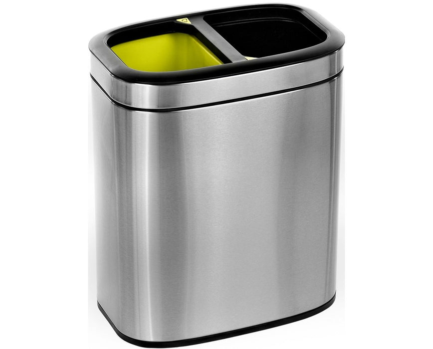 Stainless Steel Open Trash Can