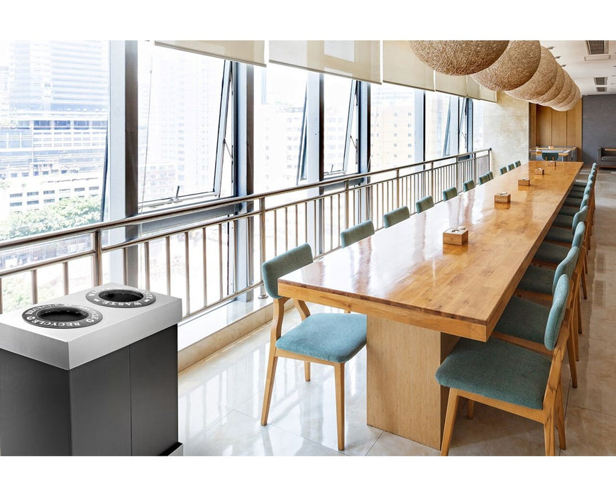 28-Gallon Recycling Indoor Trash Can