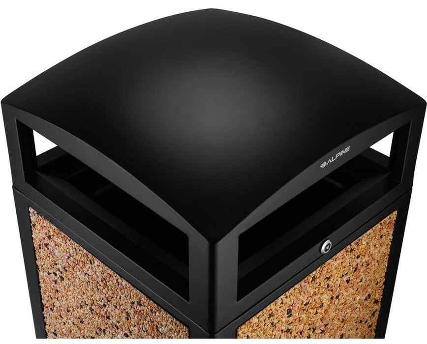 Rugged 40-Gallon All-Weather Trash Can