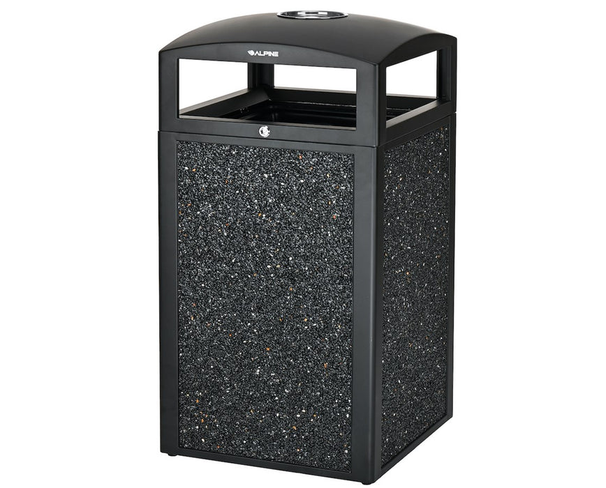Rugged 40-Gallon All-Weather Trash Can