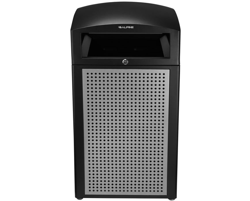 Rugged 40-Gallon All-Weather Trash Can