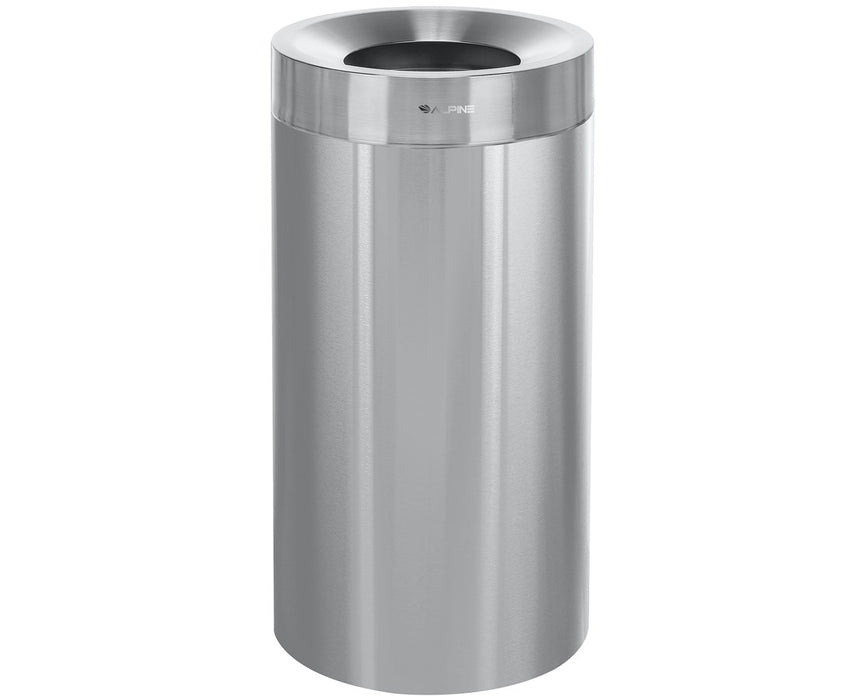 27-Gallon Stainless Steel Indoor Trash Can