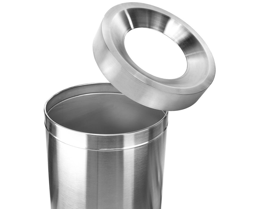 50-Gallon Stainless Steel Indoor Trash Can