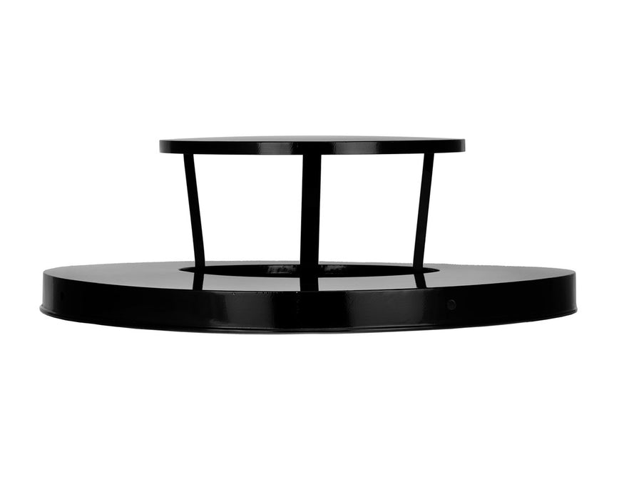 Rain Bonnet Lid for 38 Gallon Outdoor Metal Waste Receptacle