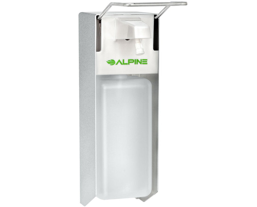 Elbow Press Liquid/Gel Soap & Hand Sanitizer & Dispenser, 2-Pack