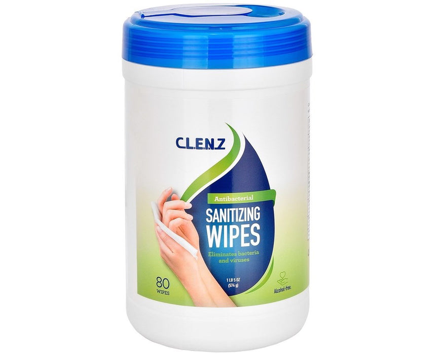 CLENZ Antibacterial Hand Sanitizing Wipes - 3200/cs