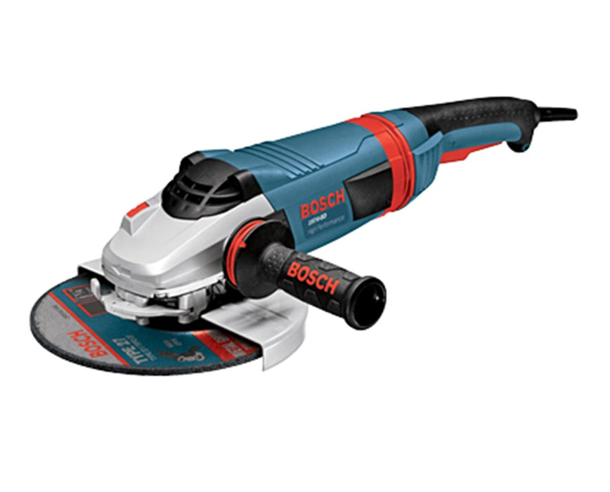 7" 8,500 RPM High Performance Large Angle Grinder with No Lock-on