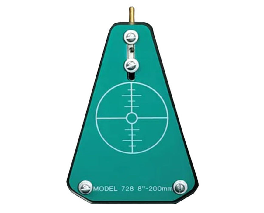 6" Snap-In Target for Pipe Lasers Green