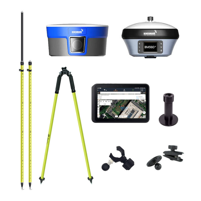 Benchmark BM999 & BM980+ Base and Rover Surveying Package | BM999-980-BRSV