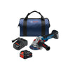 Bosch 18V Brushless 4-1/2 – 5 In. Angle Grinder Kit w/CORE18V® 8 Ah Battery | GWS18V-10B14