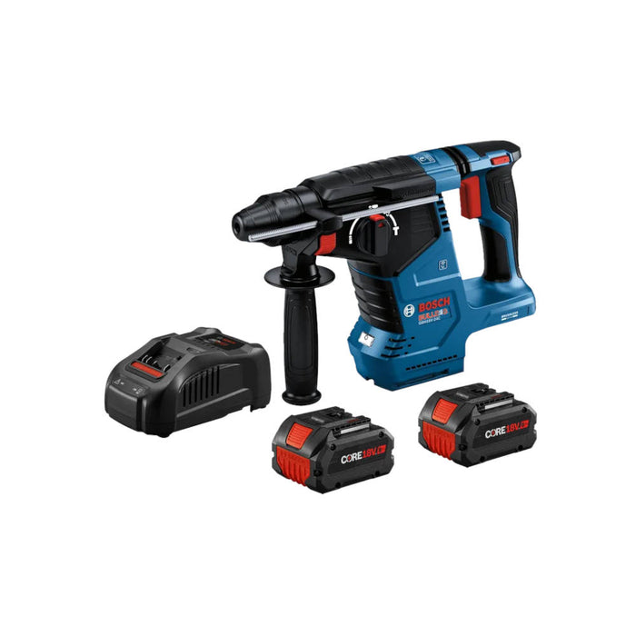 Bosch 18V Brushless SDS-plus Bulldog 1 inch Rotary Hammer Kit | GBH18V-24CK24