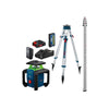 Bosch GRL18V-4-34CVG Rotary Laser Kit with Tripod and Grade Rod | GRL18V-34K