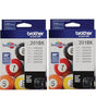 New, Pre-Owned - Brother LC201 Standard Yield Black Ink Cartridge-2-Pack