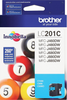 New, Pre-Owned - Brother LC201 Cyan Ink Cartridges