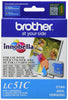 New, Pre-Owned - Brother LC51C Cyan Ink Cartridge