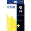 New, Pre-Owned - Epson 49 Standard Yield Yellow Ink Cartridge, C13T10E492