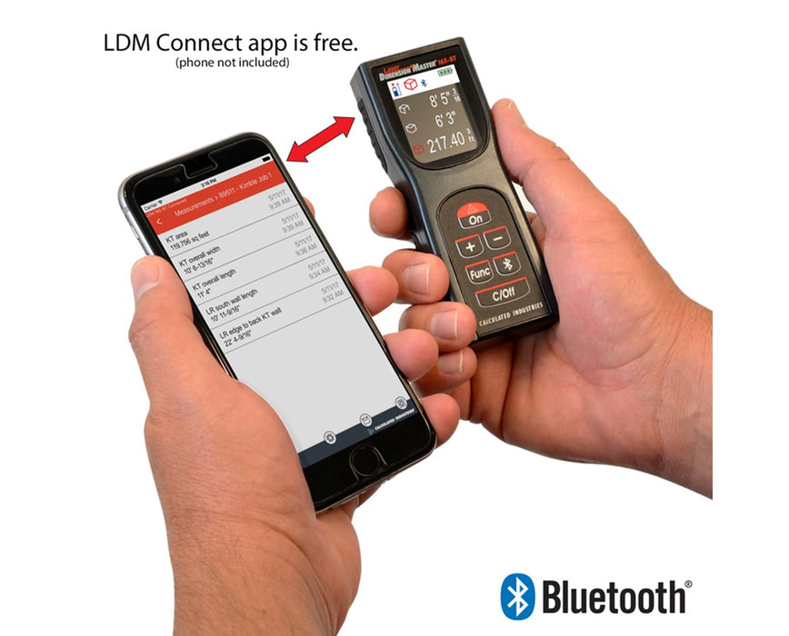 165-BT Laser Dimension Meter Master with Bluetooth