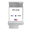 U.S. Remanufactured for Canon PFI-101B 130ml Blue Ink Cartridge