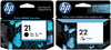 New, Pre-Owned - HP 21/22 Standard Yield Black & Color Ink Cartridge, CC630AA