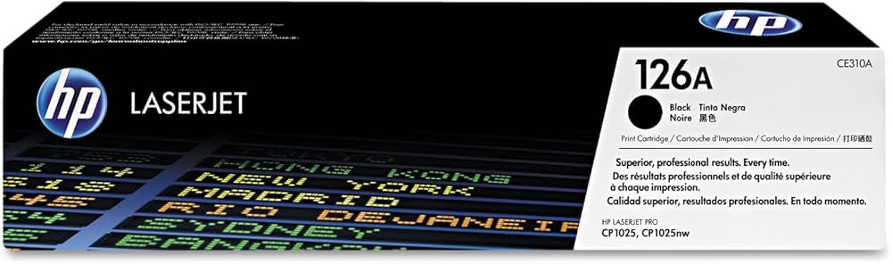 New, Pre-Owned - HP 126A Standard Yield Black Toner Cartridge, CE310A (1200 Pages)