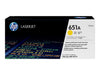 New, Pre-Owned - HP 651A Standard-Yield Yellow Toner Cartridge, CE342A