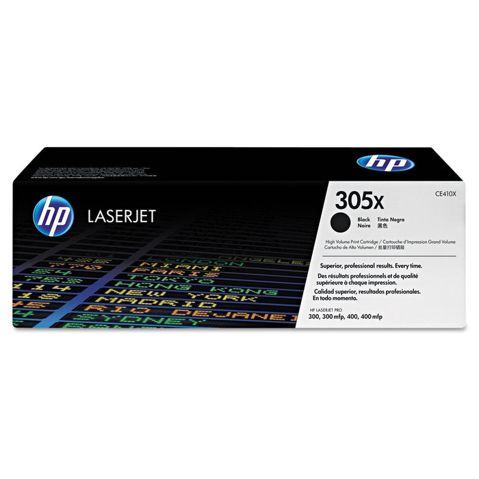 New, Pre-Owned - HP 305X High-Yield Black LaserJet Toner Cartridge, CE410X