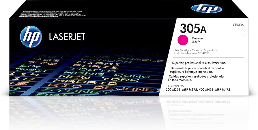 New, Pre-Owned - HP 305A Standard Yield  Magenta Toner Cartridge, CE413A