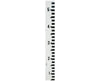 Crain 7-Inch Wide Stream Gauge (10ths, Feet), 0.5-5.5 Feet