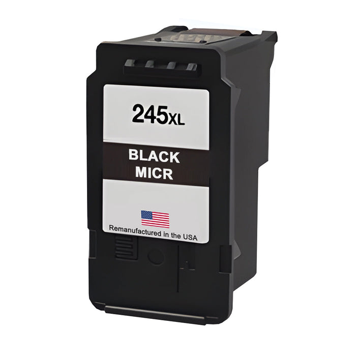 U.S. Remanufactured for Canon PG-245XL Black MICR High Yield Ink Cartridge