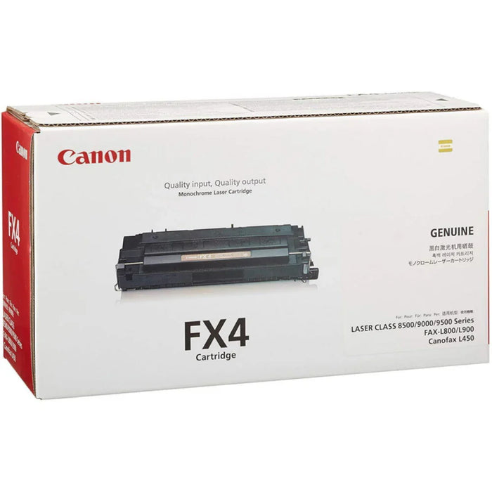 New, Pre-Owned - Canon FX-4 Black Toner Cartridge, 1558A002AA