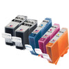 U.S. Remanufactured Ink Cartridges for Canon BCI-3e 2 Black / 3 Color 5-Pack